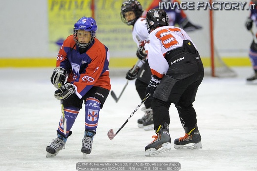 2013-11-10 Hockey Milano Rossoblu U12-Aosta 1256 Alessandro Brigada